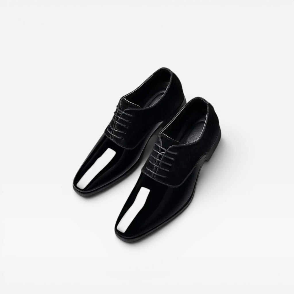 Men's Oxford Dress Shoes – Classic Lace Up Contrast Finish Shoes for Special Occasions