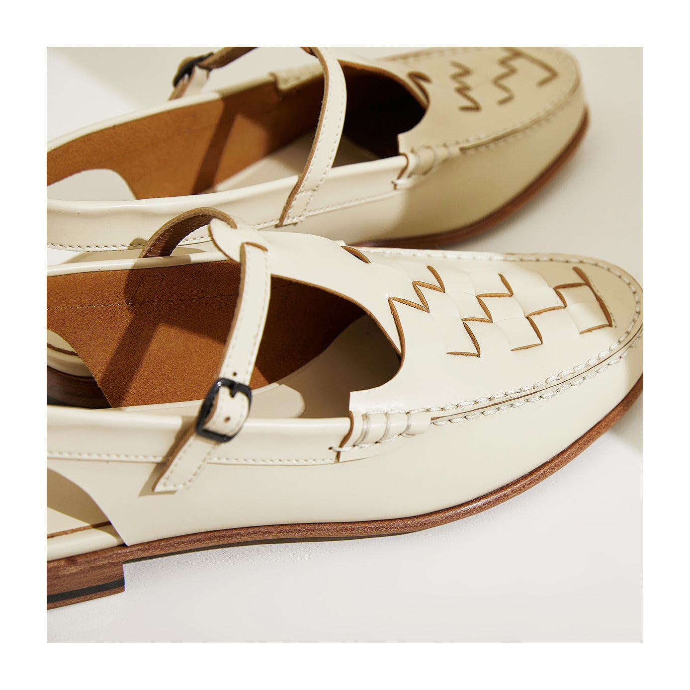 Women’s Leather Slingback Sandals – Comfortable Summer Style