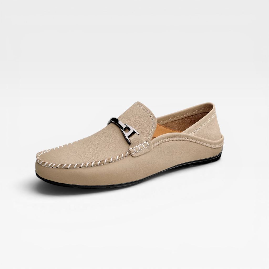 Mocassins en cuir souple pour hommes – Chaussures classiques, faciles à enfiler et raffinées pour tous les jours
