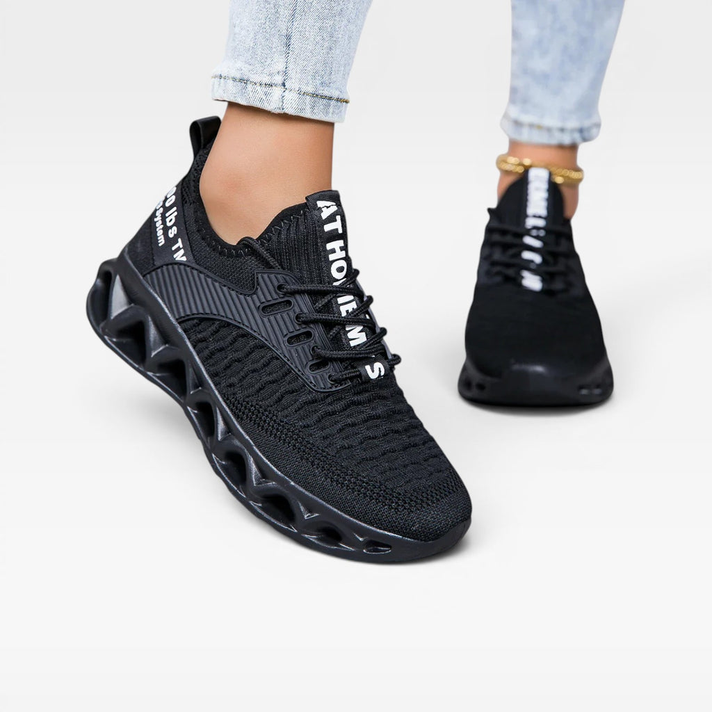 Women's Comfort Sneakers – Cushioned Lace Up Athletic Trainers for Everyday Wear
