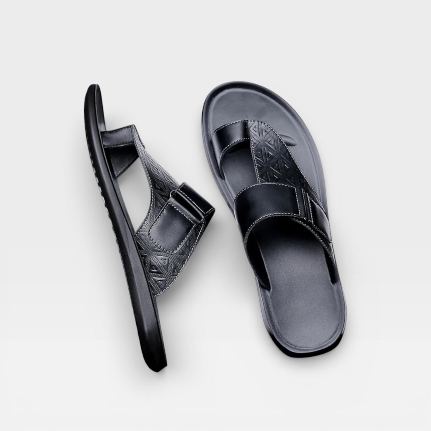 Men’s Leather Sandals – Soft Sole Everyday Use