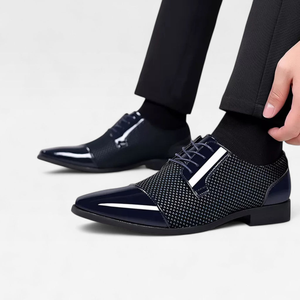Men’s Dress Shoes – Formal Oxford Lace-Up Wedding Shoes