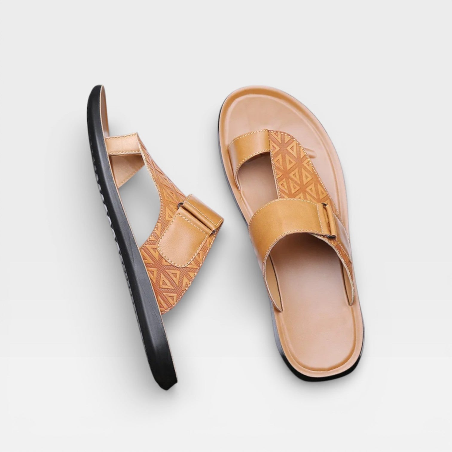 Men’s Leather Sandals – Soft Sole Everyday Use