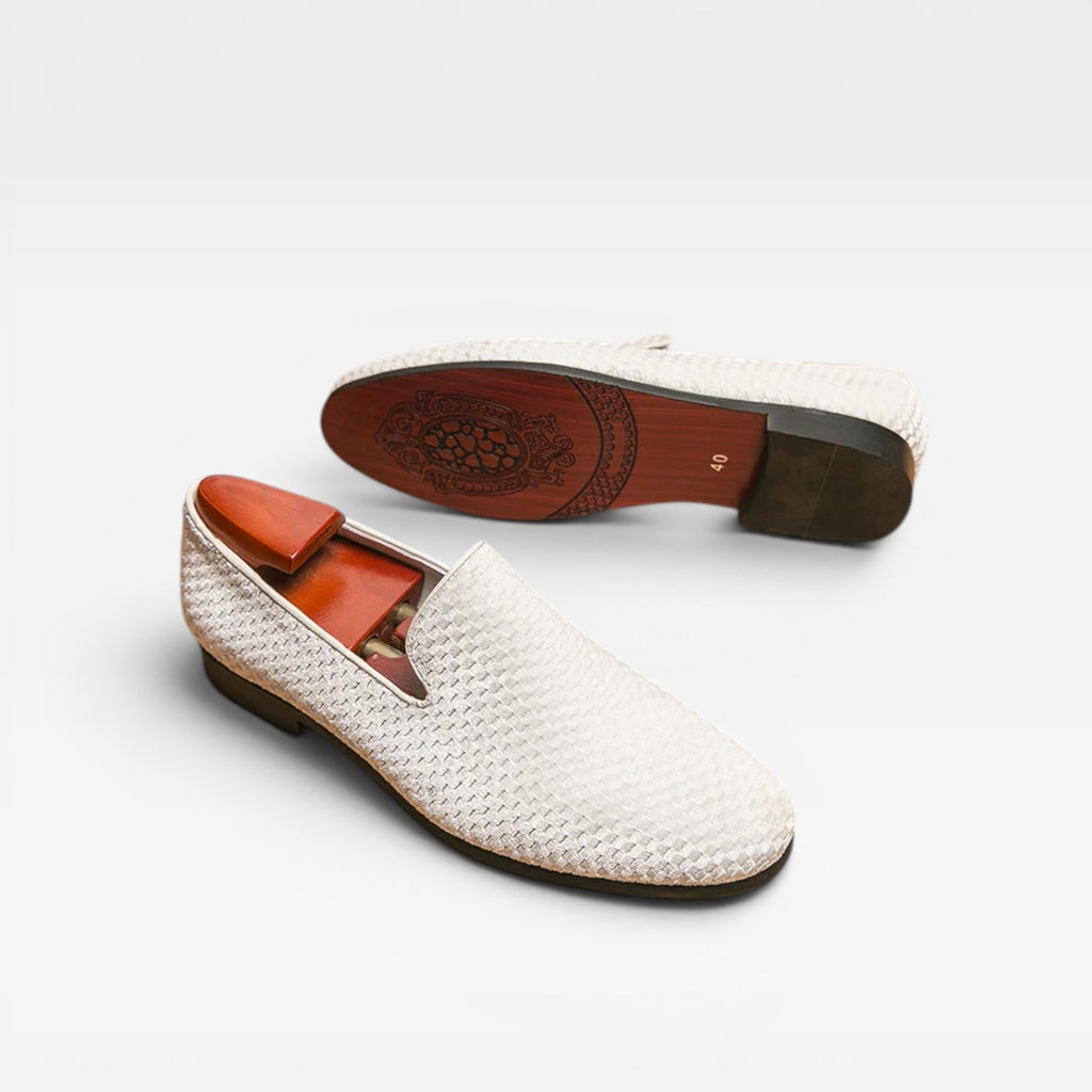 Mocassins en velours pour hommes – Chaussures élégantes à enfiler formelles et chics