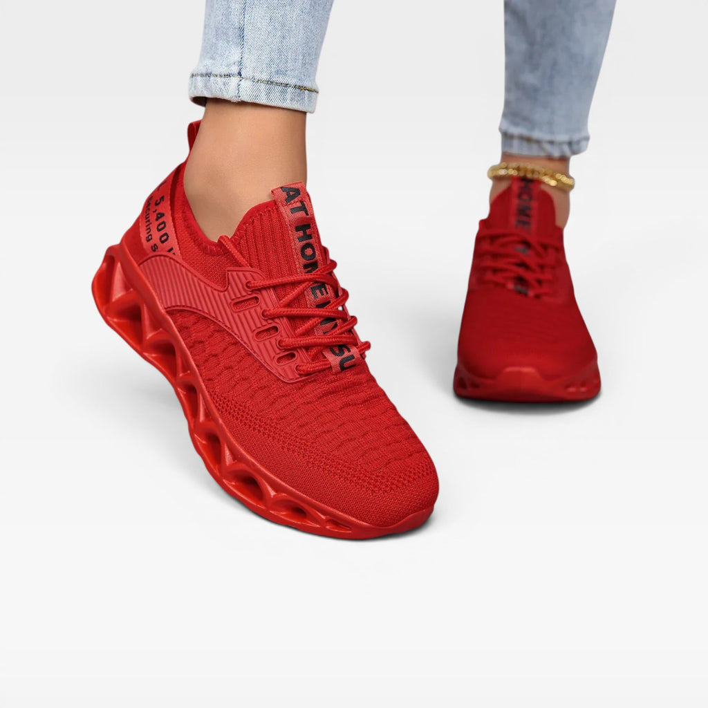 Women's Comfort Sneakers – Cushioned Lace Up Athletic Trainers for Everyday Wear
