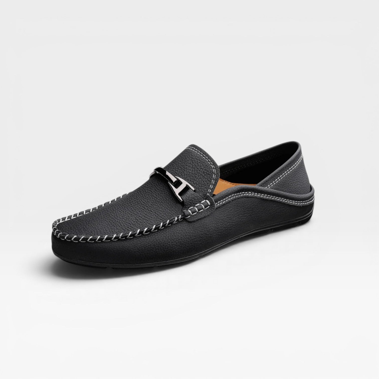 Mocassins en cuir souple pour hommes – Chaussures classiques, faciles à enfiler et raffinées pour tous les jours