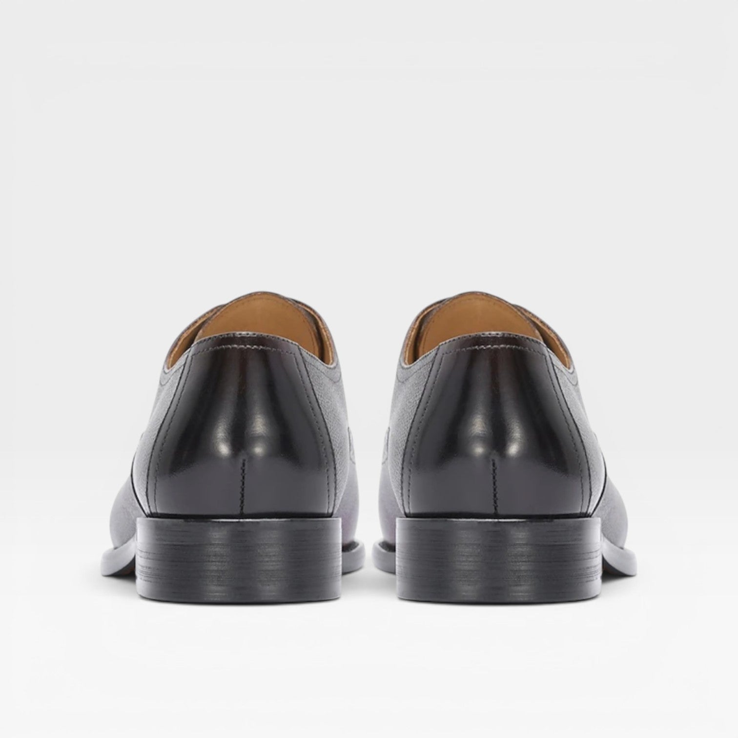 Men's Genuine Leather Oxford Shoes – Classic Cap Toe Brogue Dress Shoes