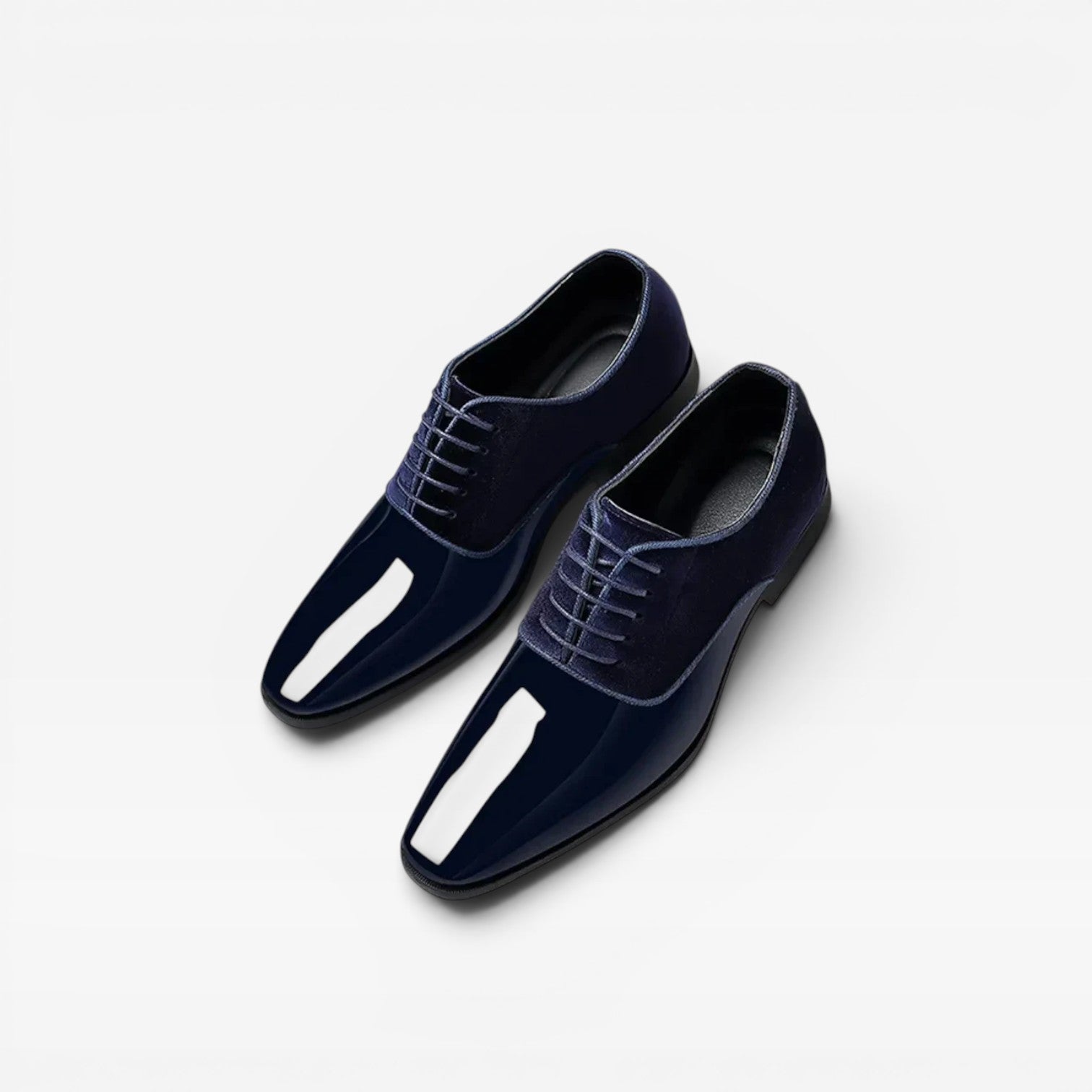 Men's Oxford Dress Shoes – Classic Lace Up Contrast Finish Shoes for Special Occasions