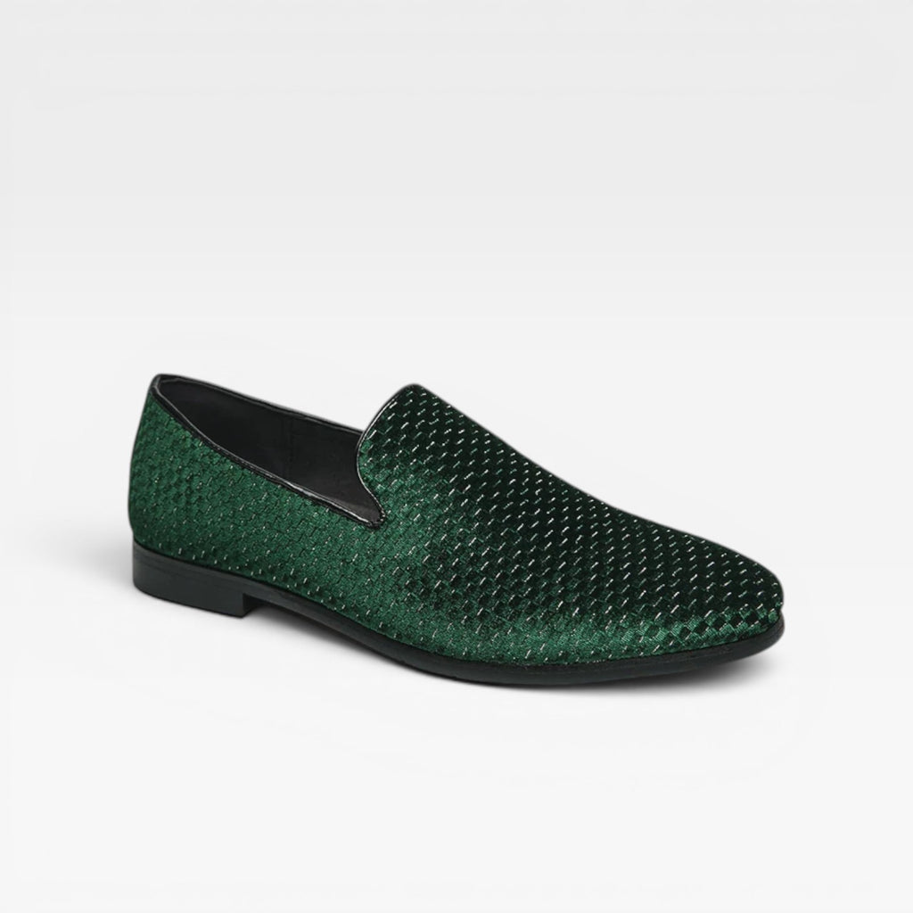 Mocassins en velours pour hommes – Chaussures élégantes à enfiler formelles et chics