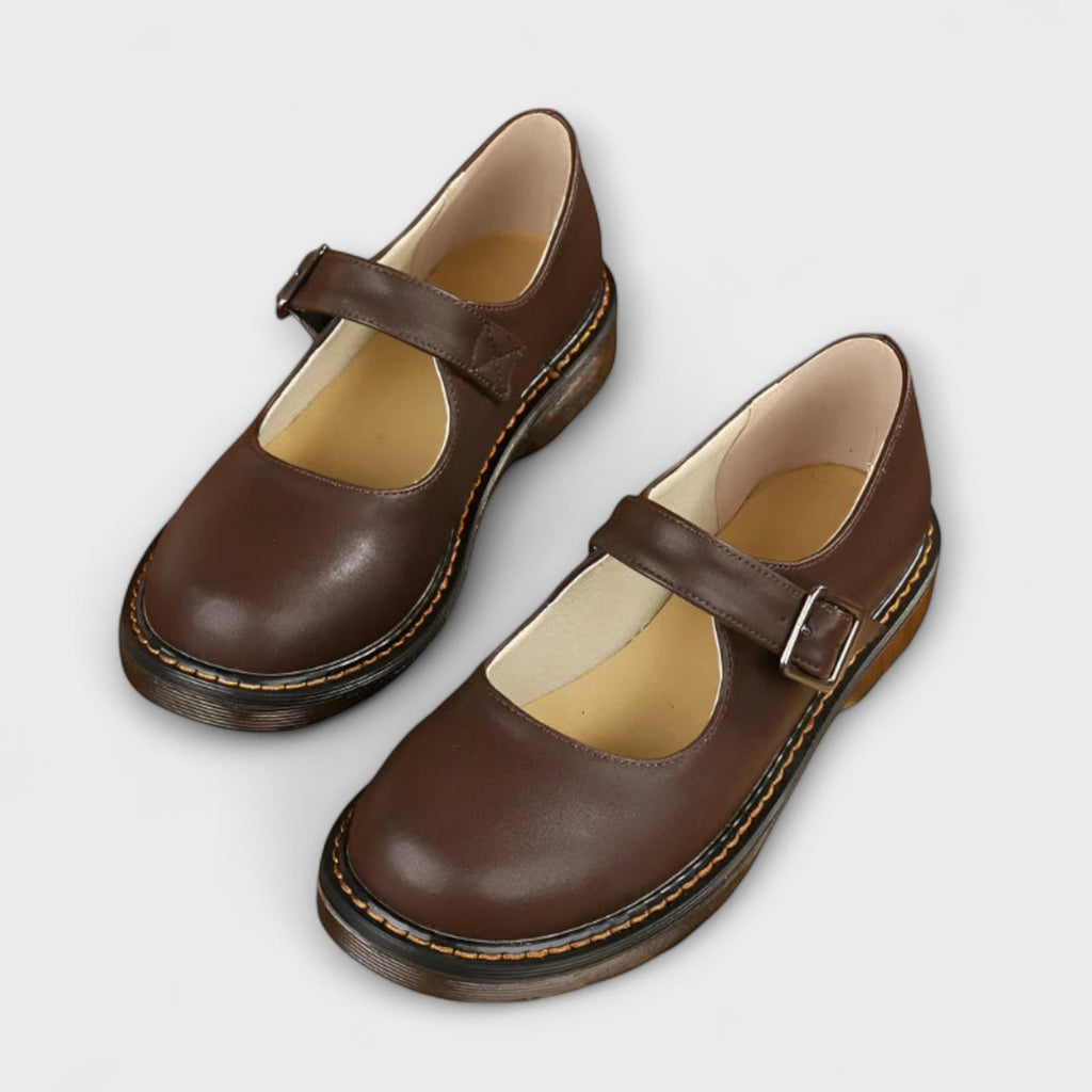 Women’s Classic Mary Jane Shoes with Strap Closure