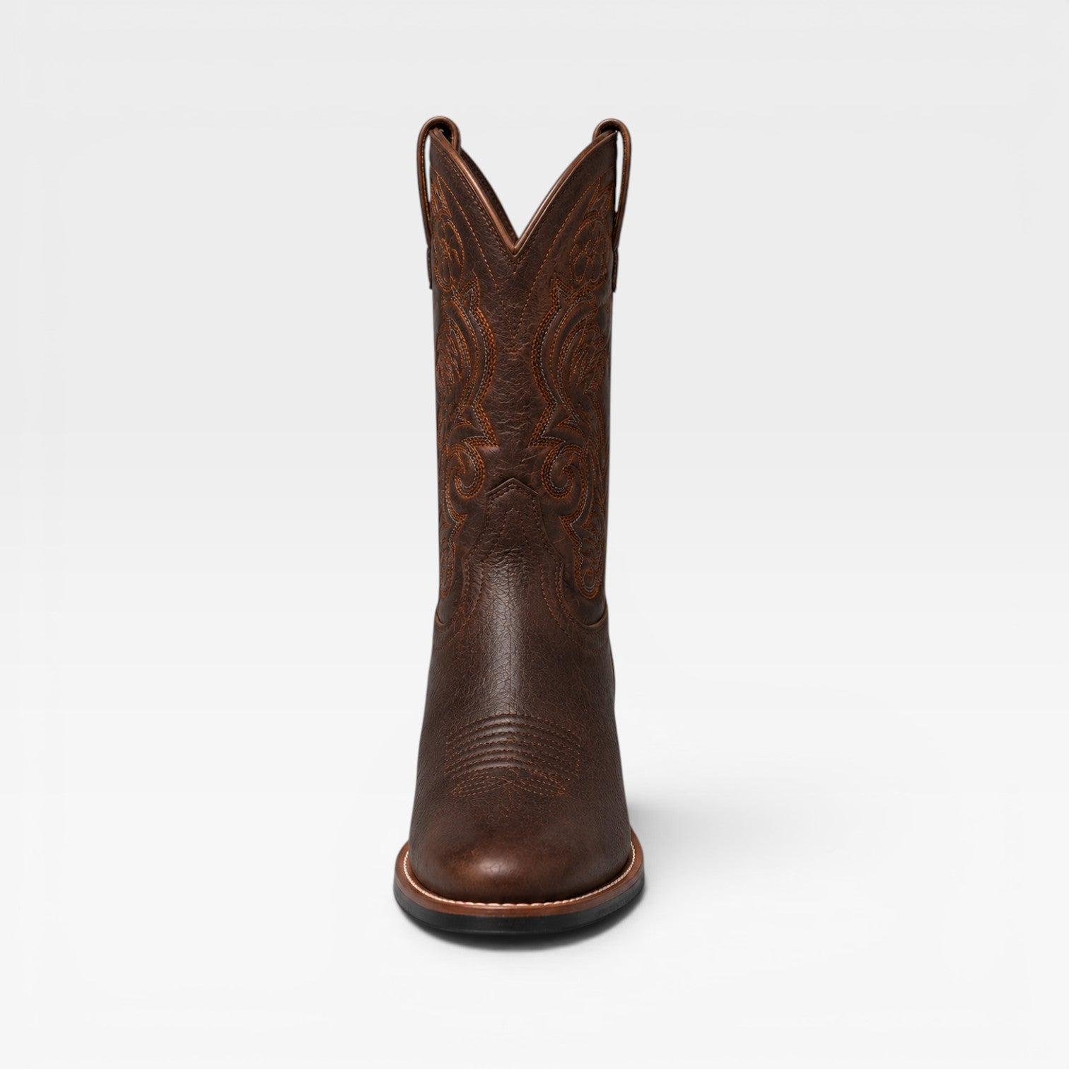 Women's Cowboy Boots – Elegant Embroidered Western Block Heel Mid Calf Style