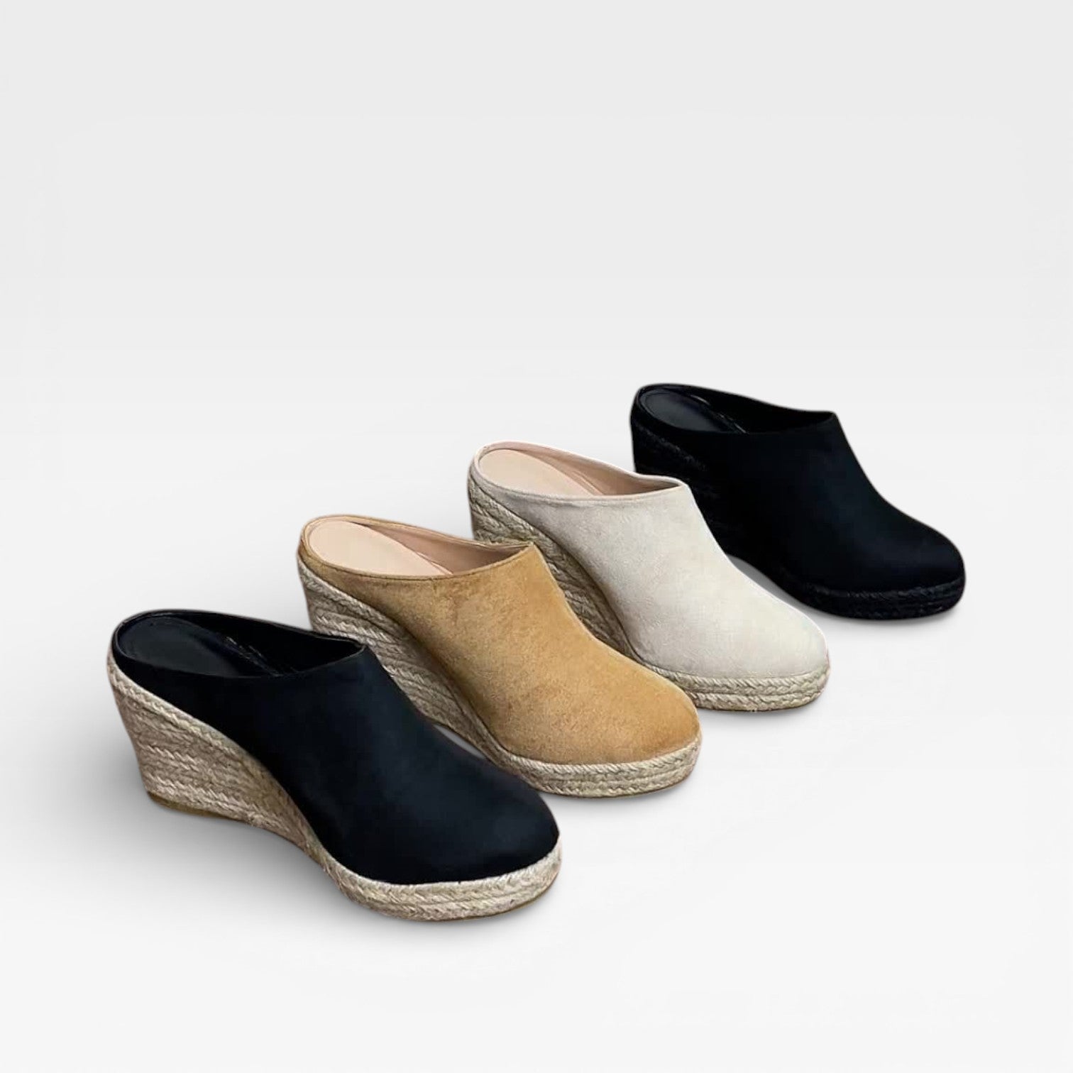 Women's Wedge Shoes Made of Velvet and Hemp Rope, Women's Shoes