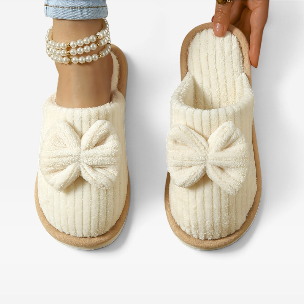 Women's Fleece Lined Slippers – Cozy Cushioned Slip On House Shoes