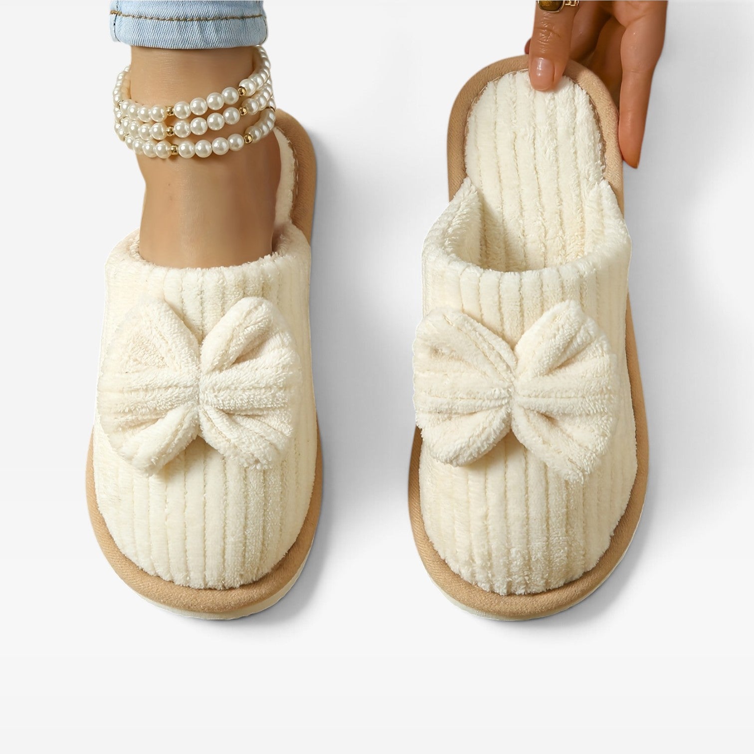 Women's Fleece Lined Slippers – Cozy Cushioned Slip On House Shoes