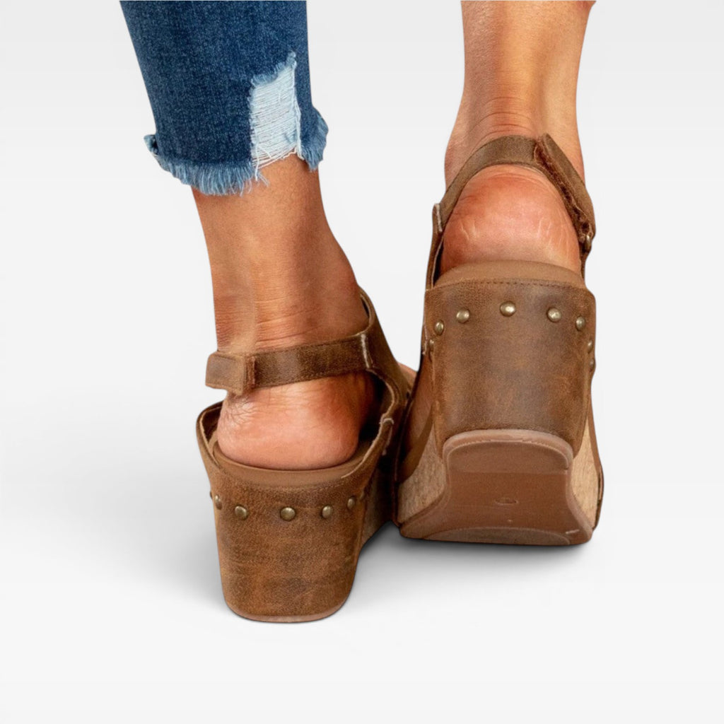 Women’s Cork Wedge Sandals – Comfortable Summer Platform Sandals