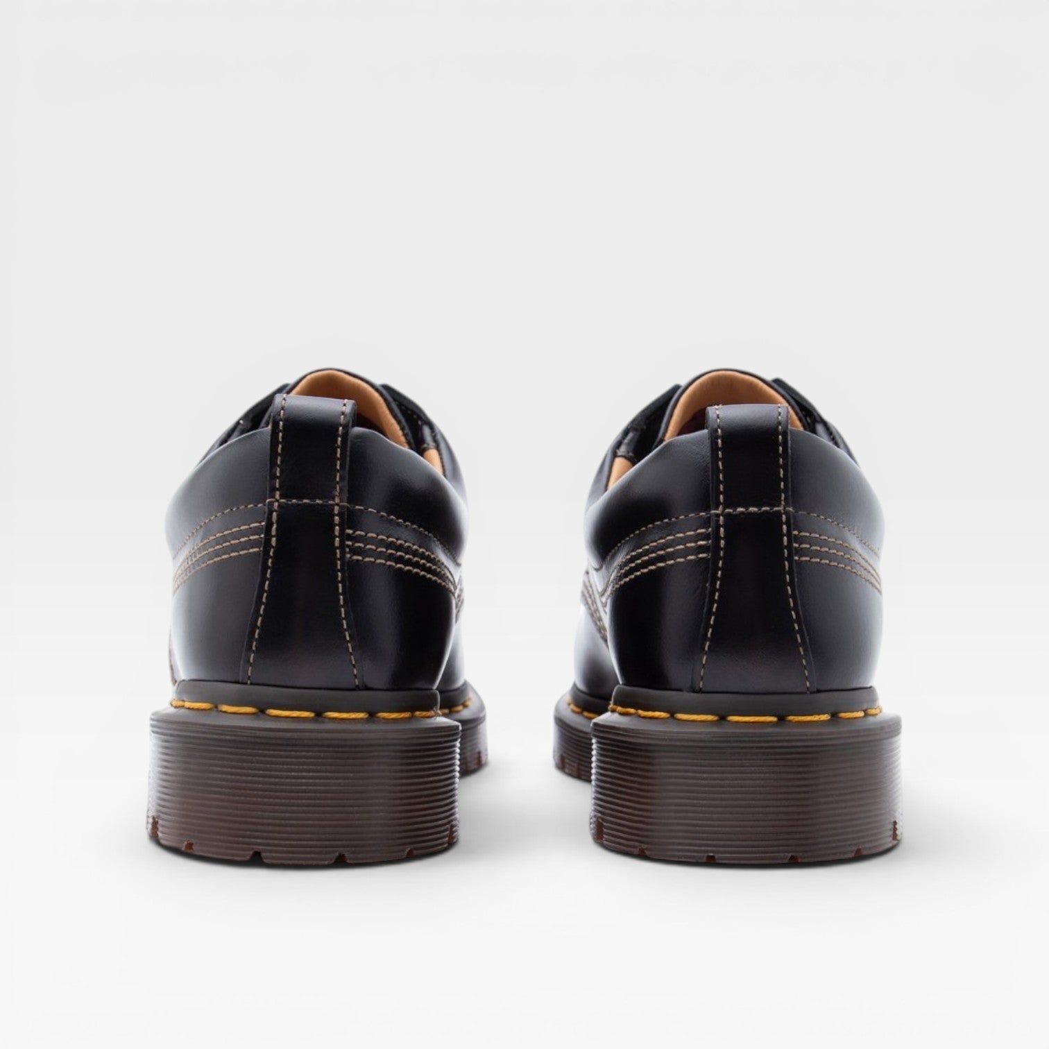 Unisex Genuine Cowhide Lace Up Shoes – Classic Leather Derby Shoes