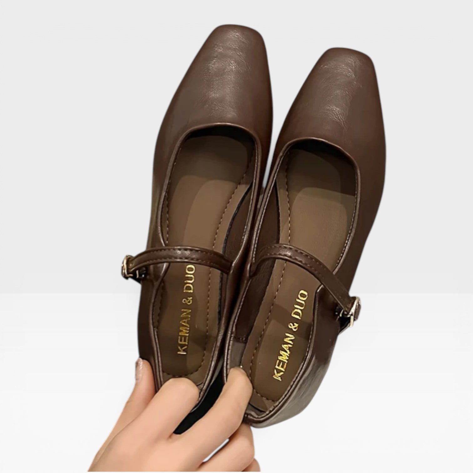 Women’s Classic Mary Jane Shoes with Buckle Strap