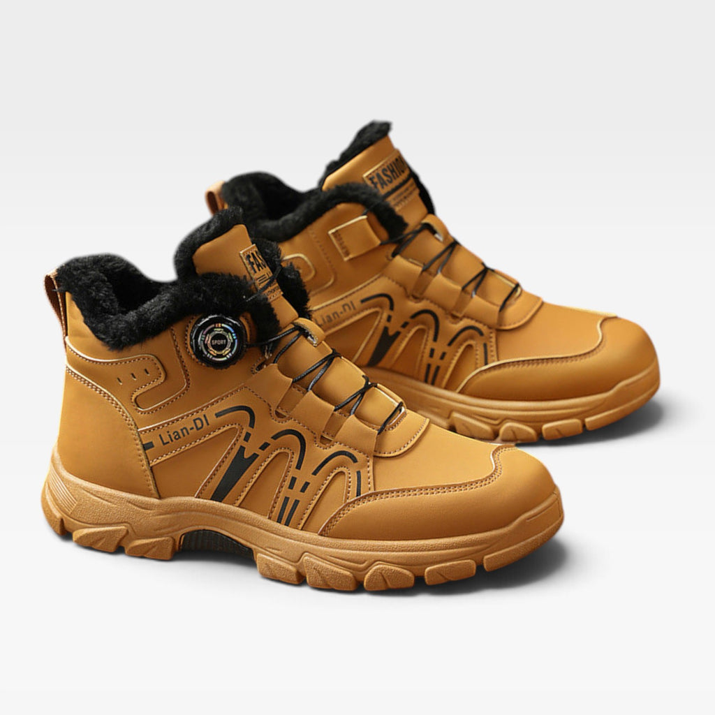 Men's Leather Insulated Winter Boots