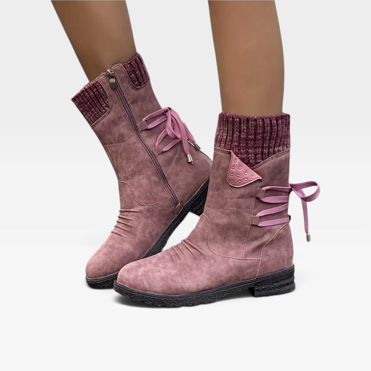Bottes d’hiver pour femme doublées en polaire