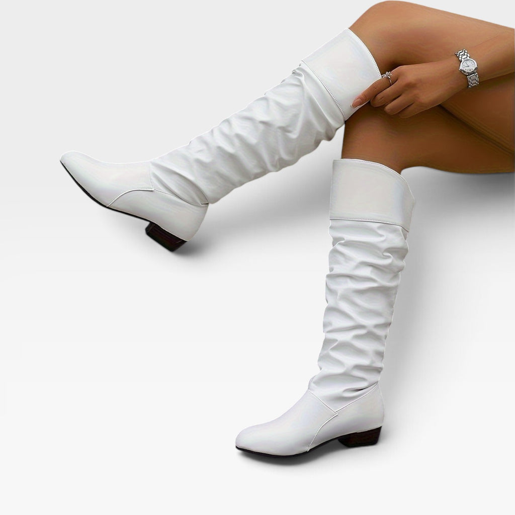 Bottes souples montantes jusqu’aux genoux pour femme