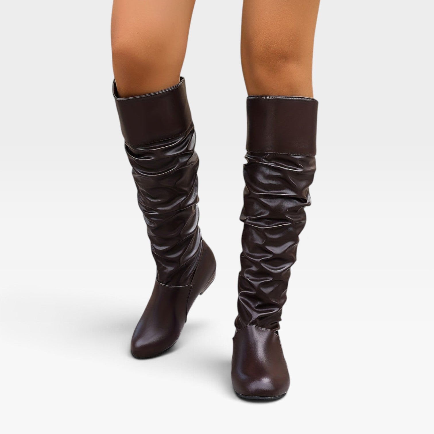Bottes souples montantes jusqu’aux genoux pour femme