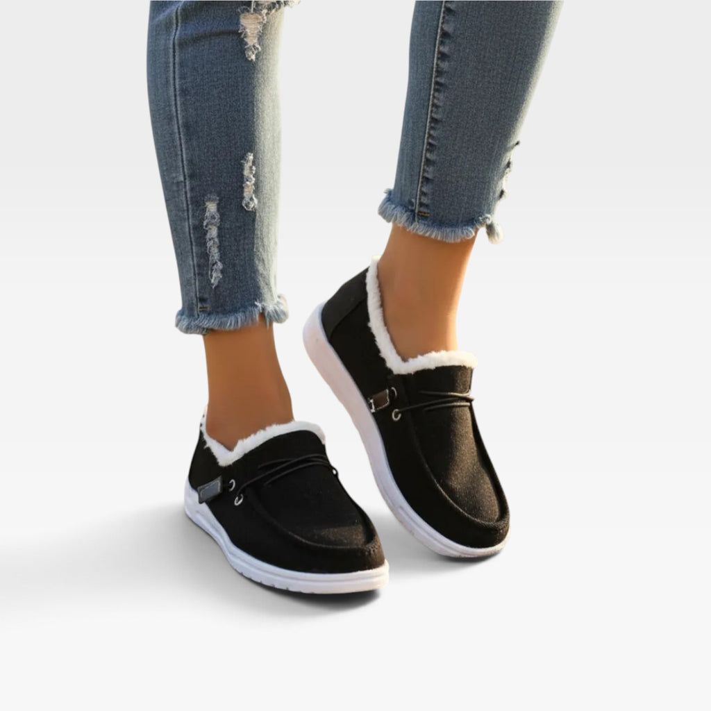 Women's Faux Fur Slip-On Shoes