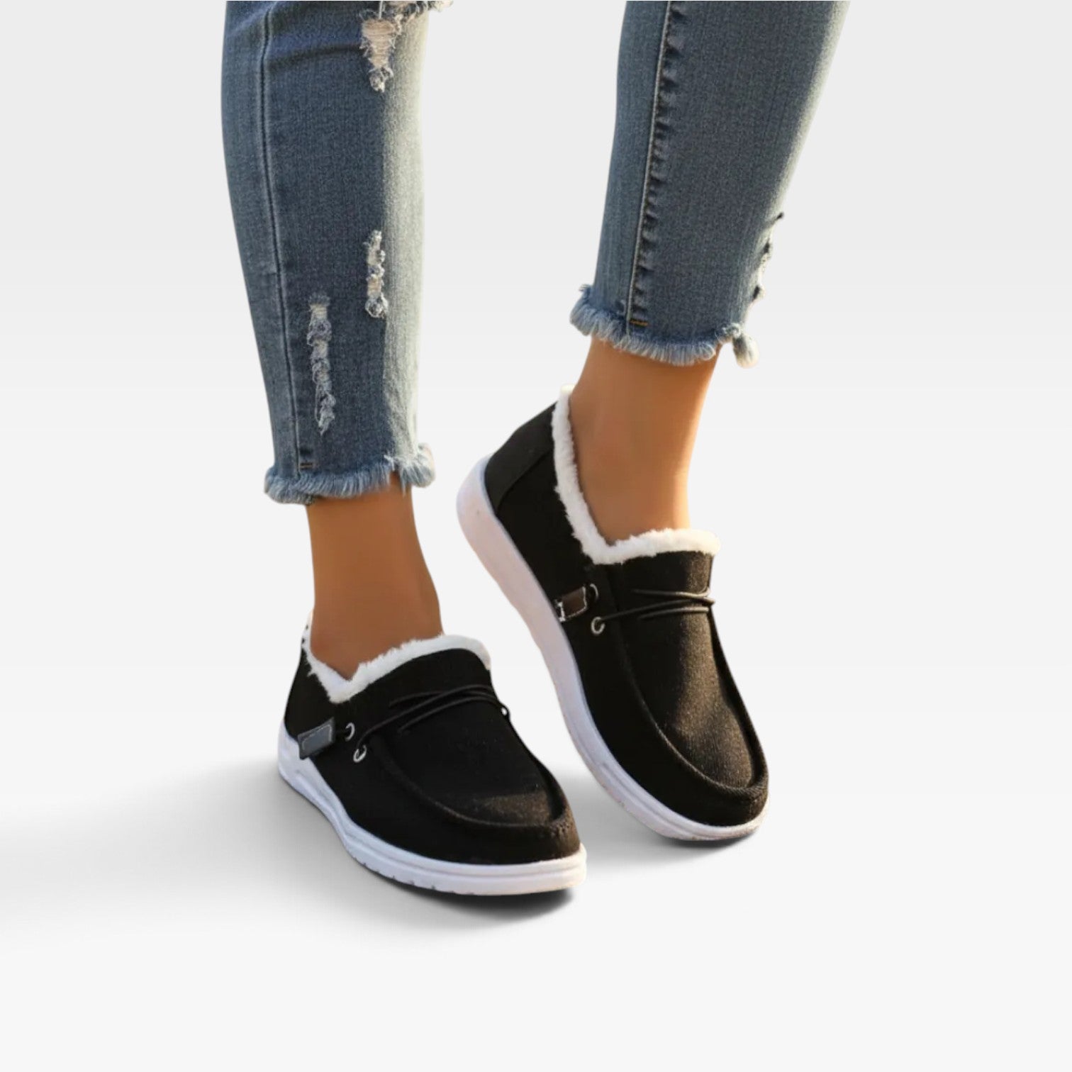 Women's Faux Fur Slip-On Shoes