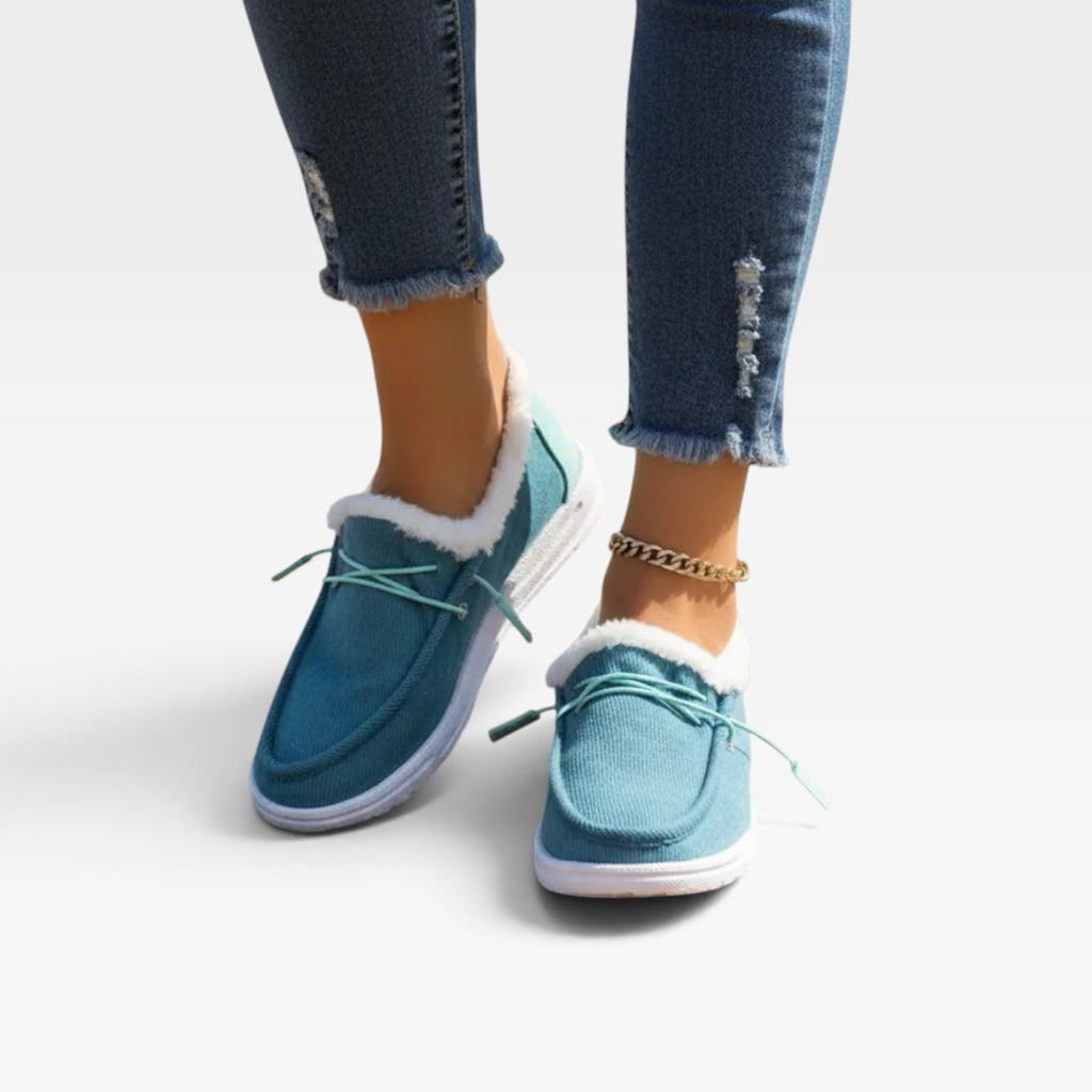 Women's Faux Fur Slip-On Shoes