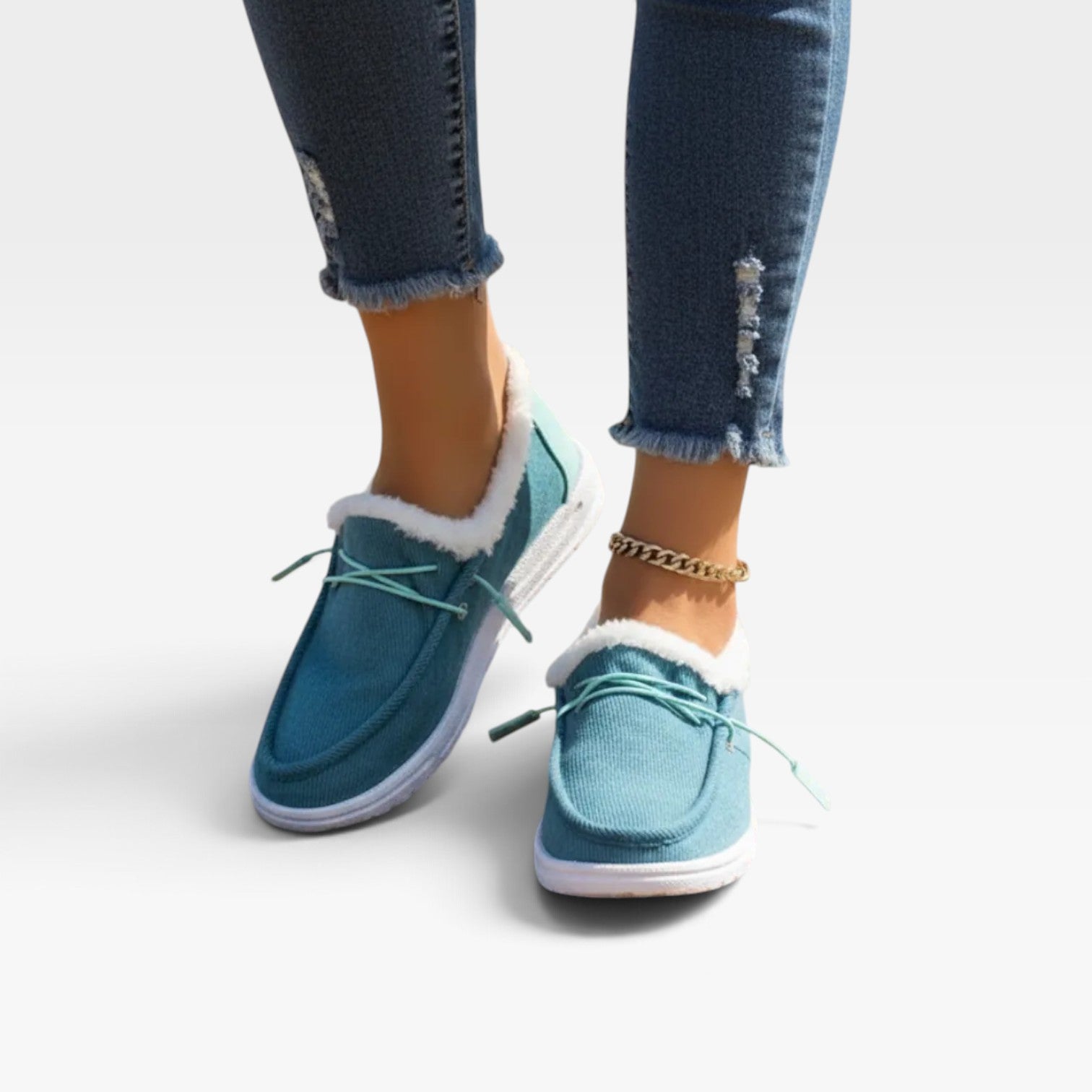 Women's Faux Fur Slip-On Shoes