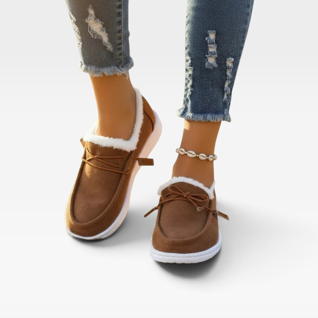 Women's Faux Fur Slip-On Shoes