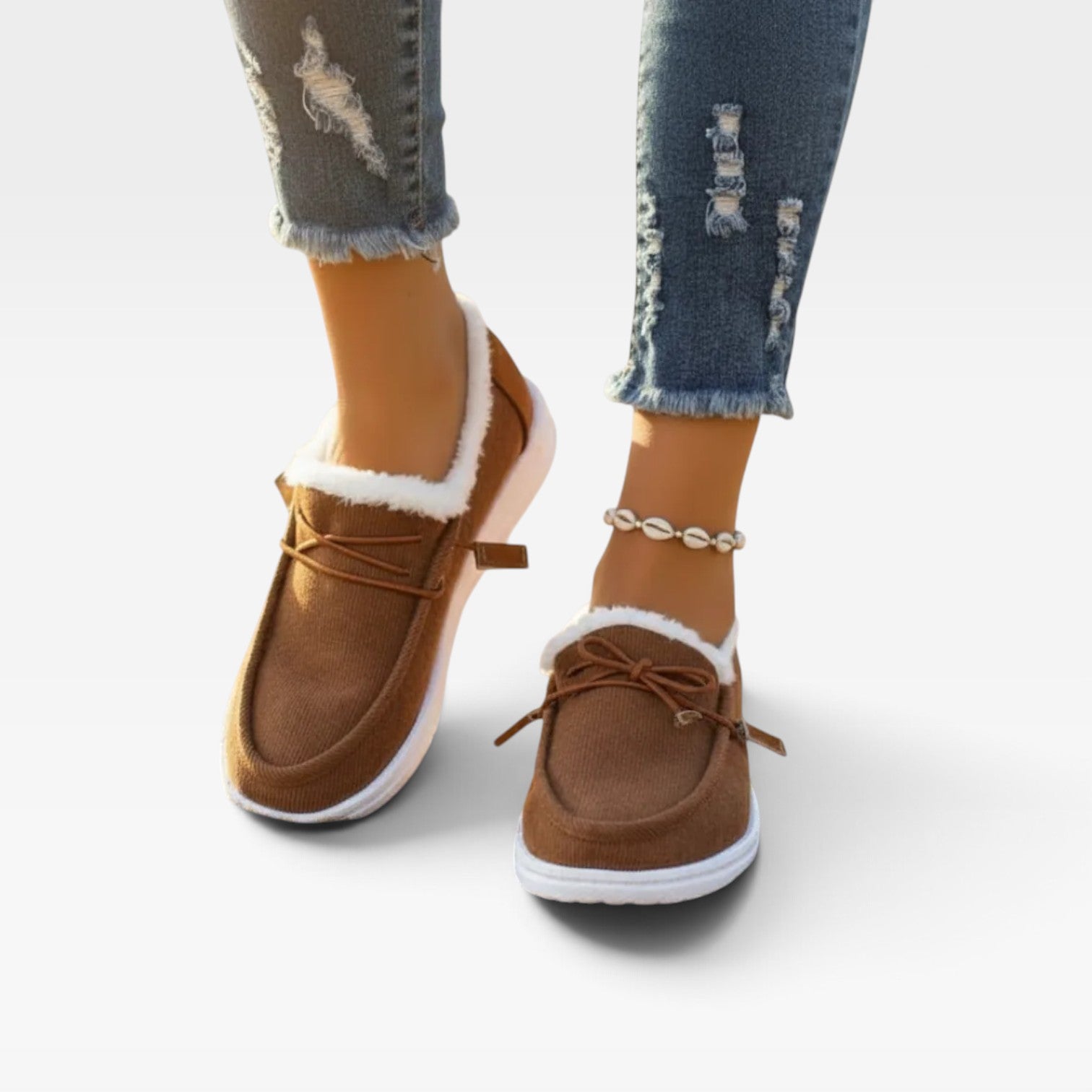Women's Faux Fur Slip-On Shoes