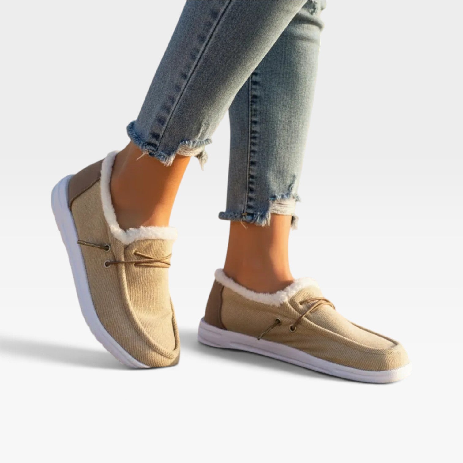 Women's Faux Fur Slip-On Shoes