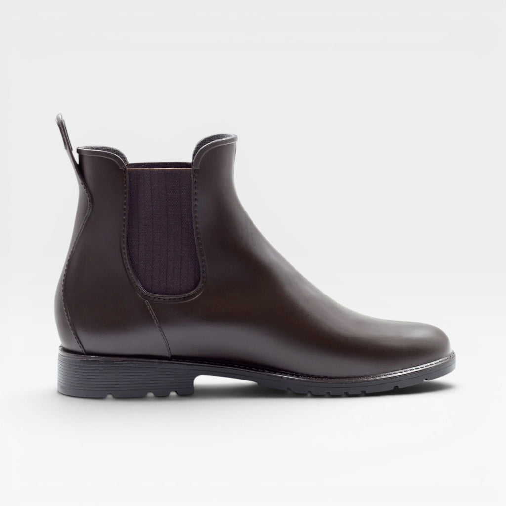 Bottes de pluie Chelsea pour femmes – Bottines élégantes, imperméables et faciles à enfiler