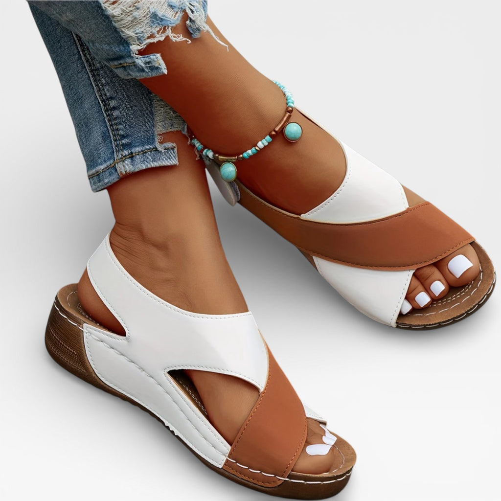 Women’s Open Toe Walking Sandals – Cushioned Comfort