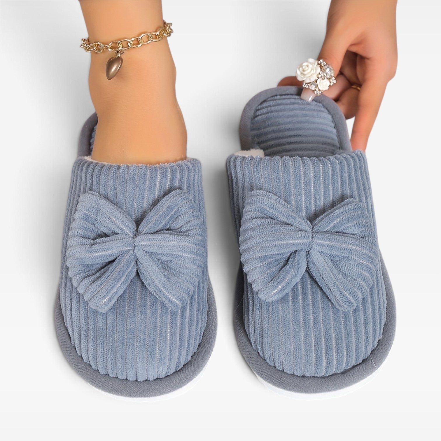 Women's Fleece Lined Slippers – Cozy Cushioned Slip On House Shoes