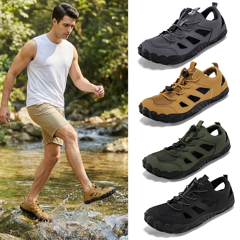Men's Lightweight Water Shoes – Cushioned Grip Sole Comfort Sandals