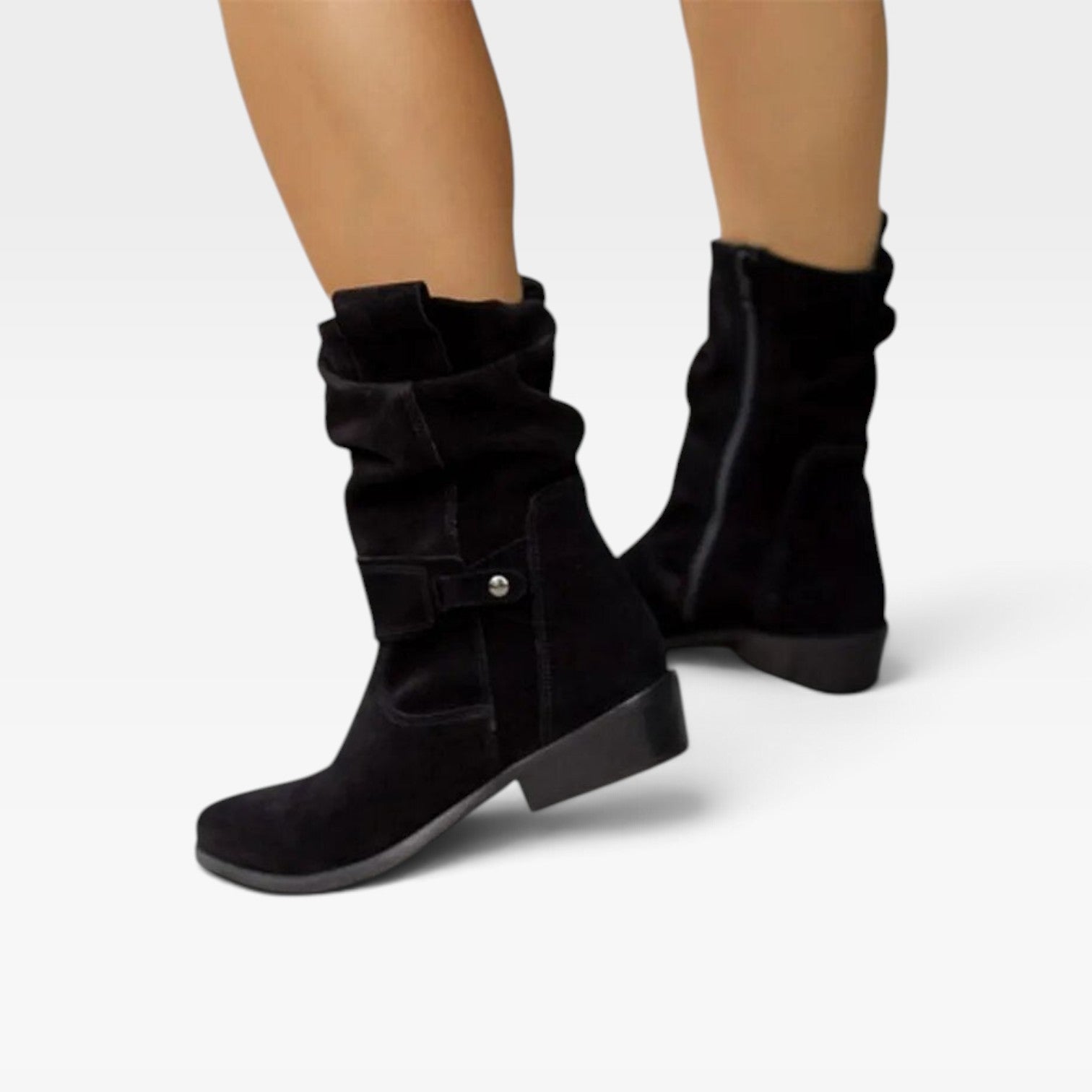 Women's Suede Comfort Ankle Boots