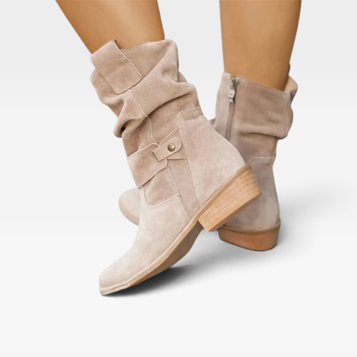 Women's Suede Comfort Ankle Boots