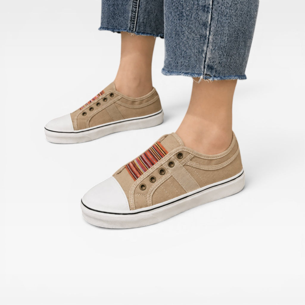 Women's Slip On Trainers – Comfortable Closed Toe Everyday Sneakers