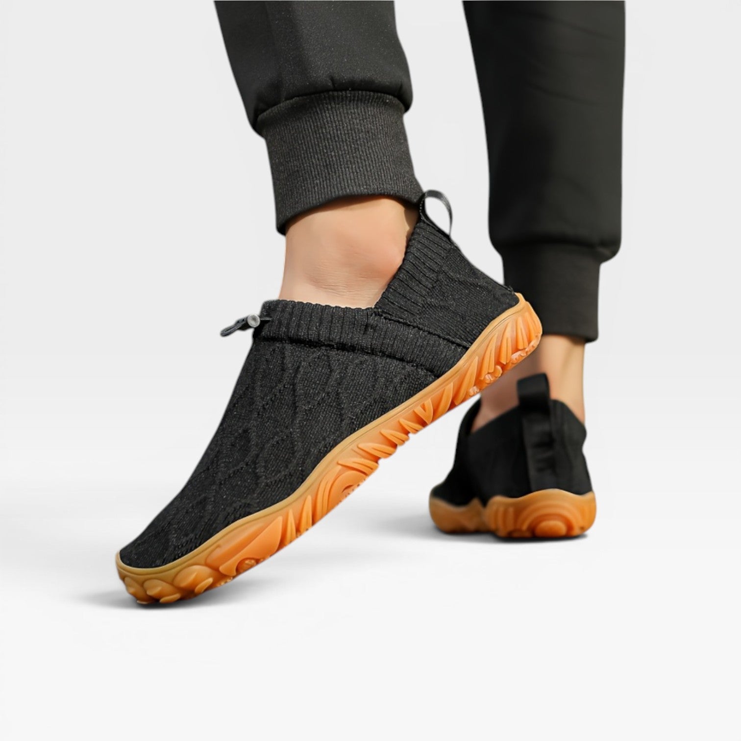Men's Slip On Knit Trainers – Breathable Lightweight Casual Sneakers