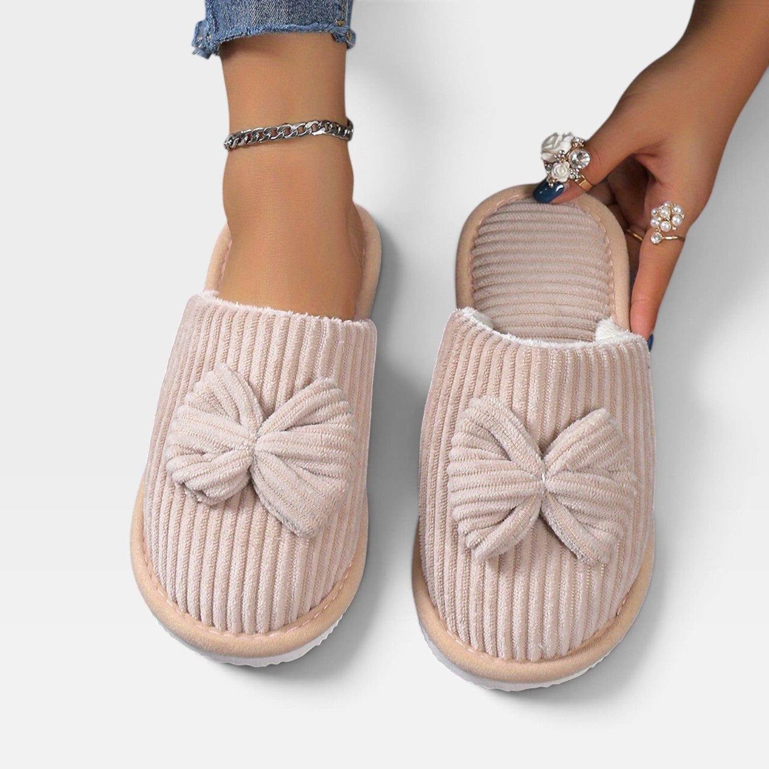 Women's Fleece Lined Slippers – Cozy Cushioned Slip On House Shoes