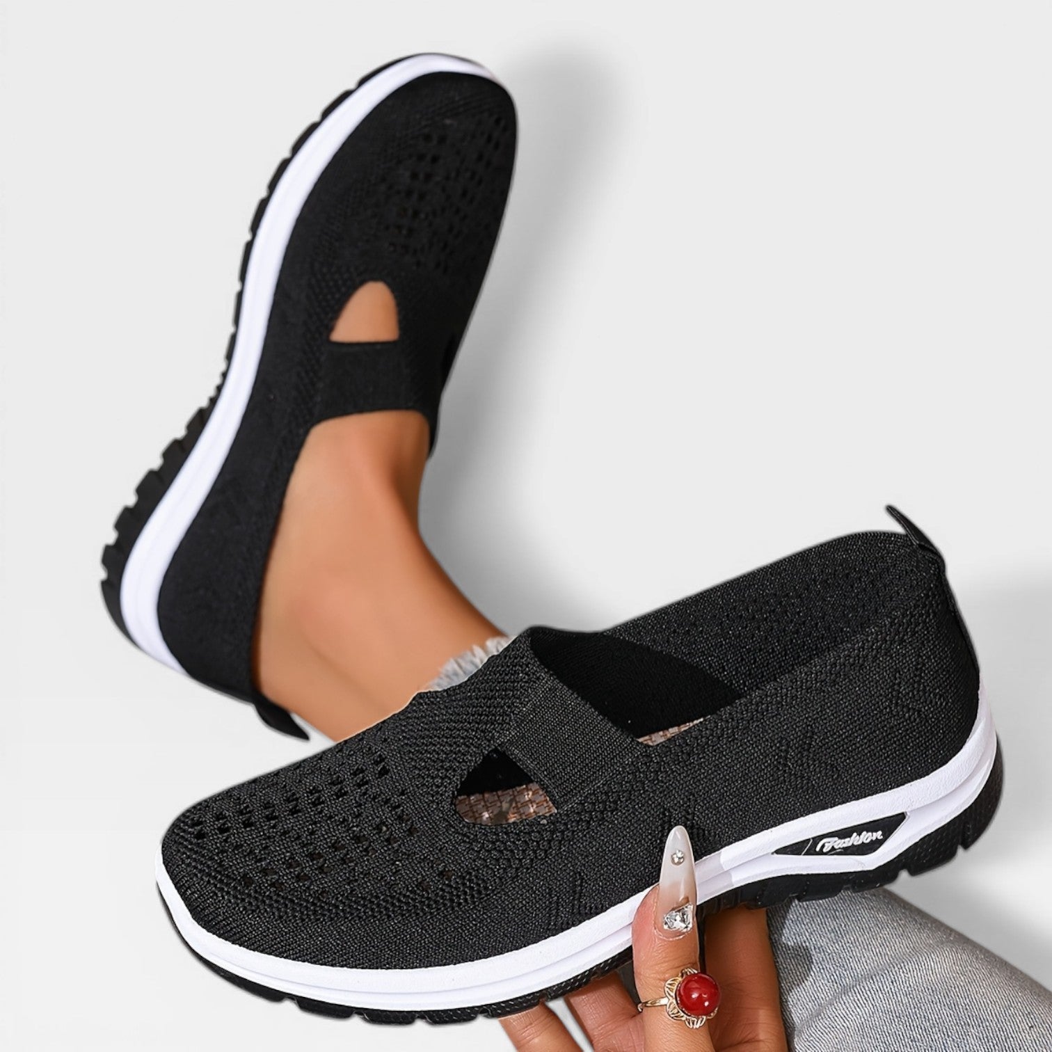 Women’s Breathable Slip-On Sneakers for Walking