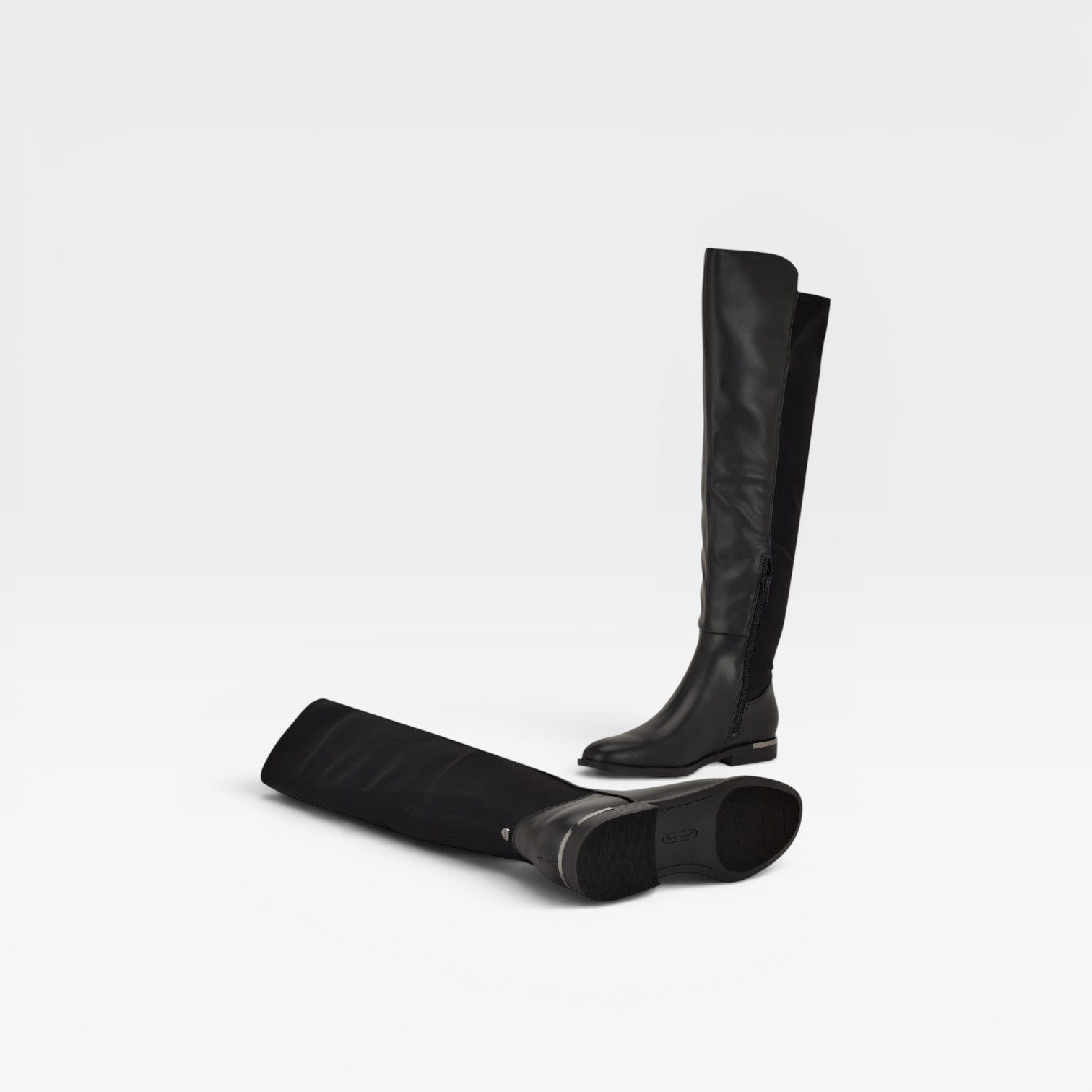 Bottes stretch au-dessus du genou pour femmes – Style plat élégant pour le quotidien et les occasions spéciales  