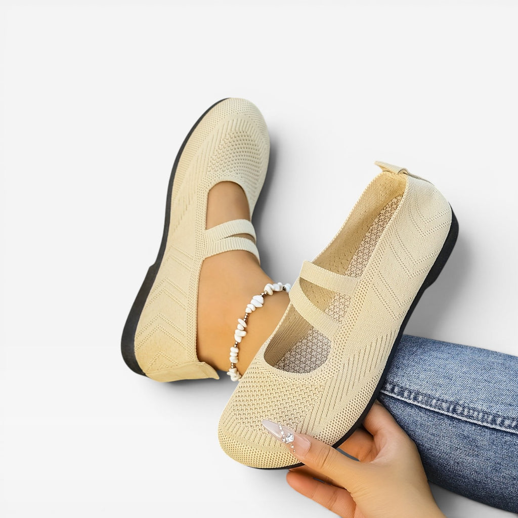 Women’s Mesh Trainers – Slip-On Lightweight Walking Shoes