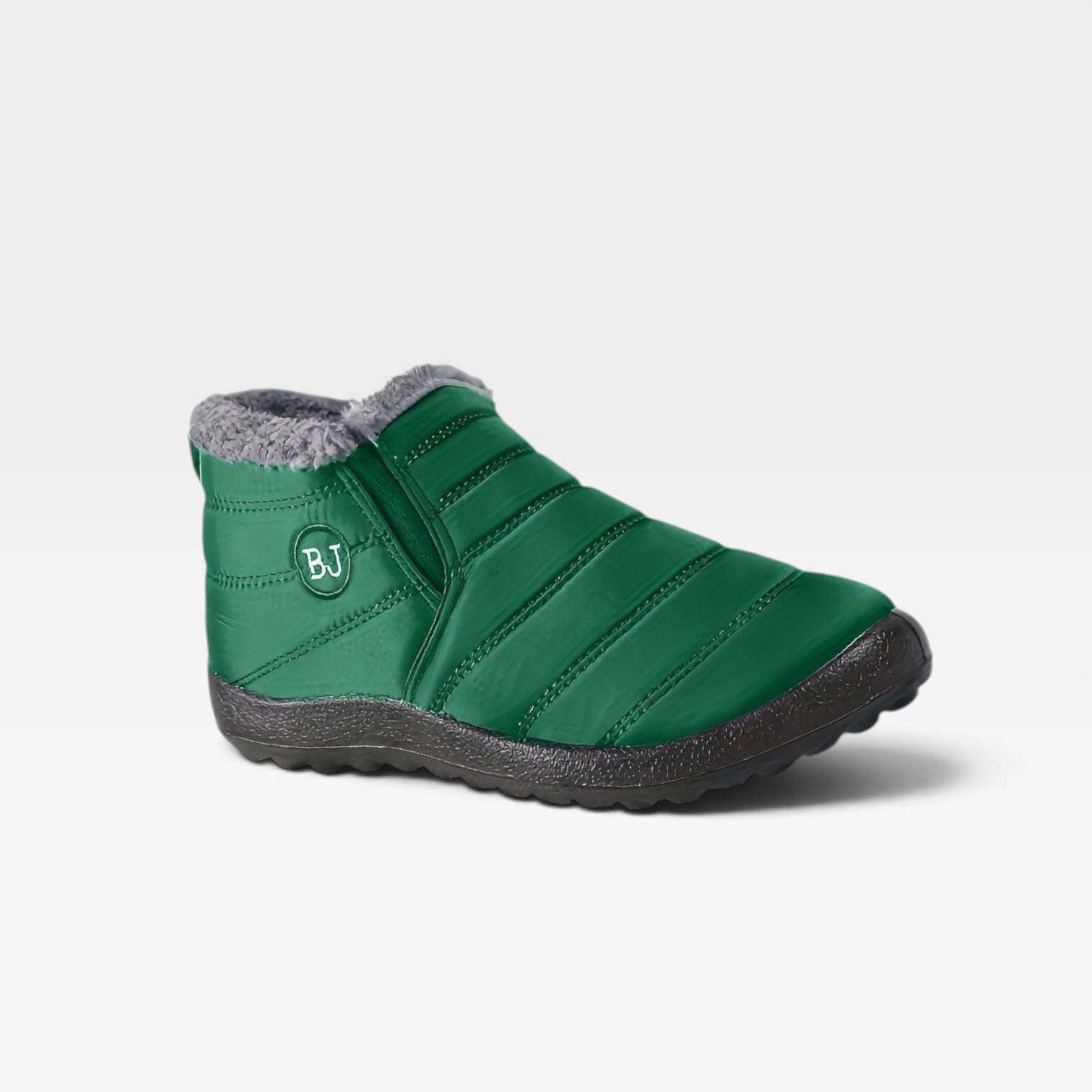 Women's Quilted Winter Boots – Fur Lined Waterproof Slip On Ankle Boots