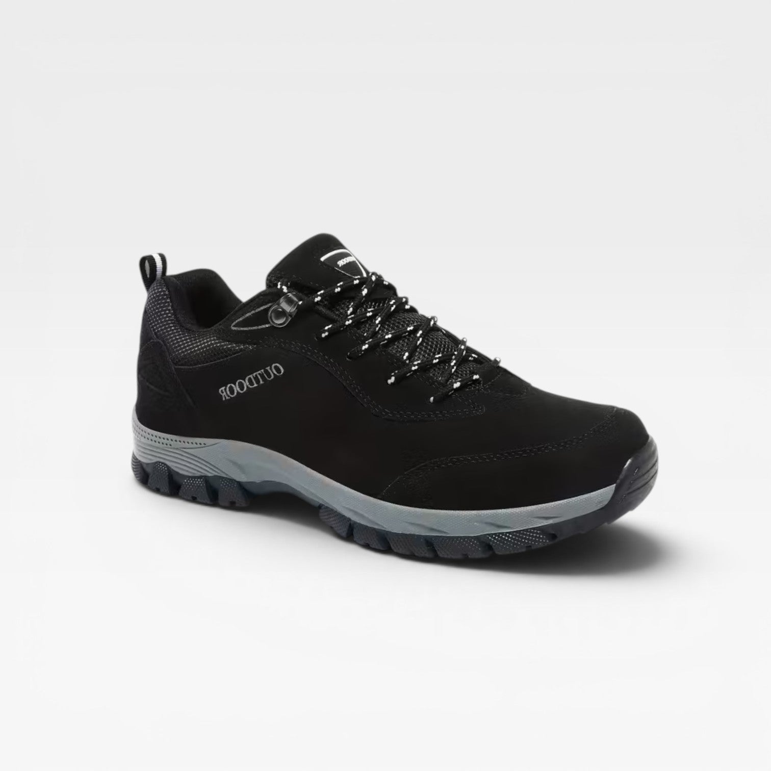 Men's Outdoor Walking Shoes – Suede Lace Up Comfortable Hiking Trainers