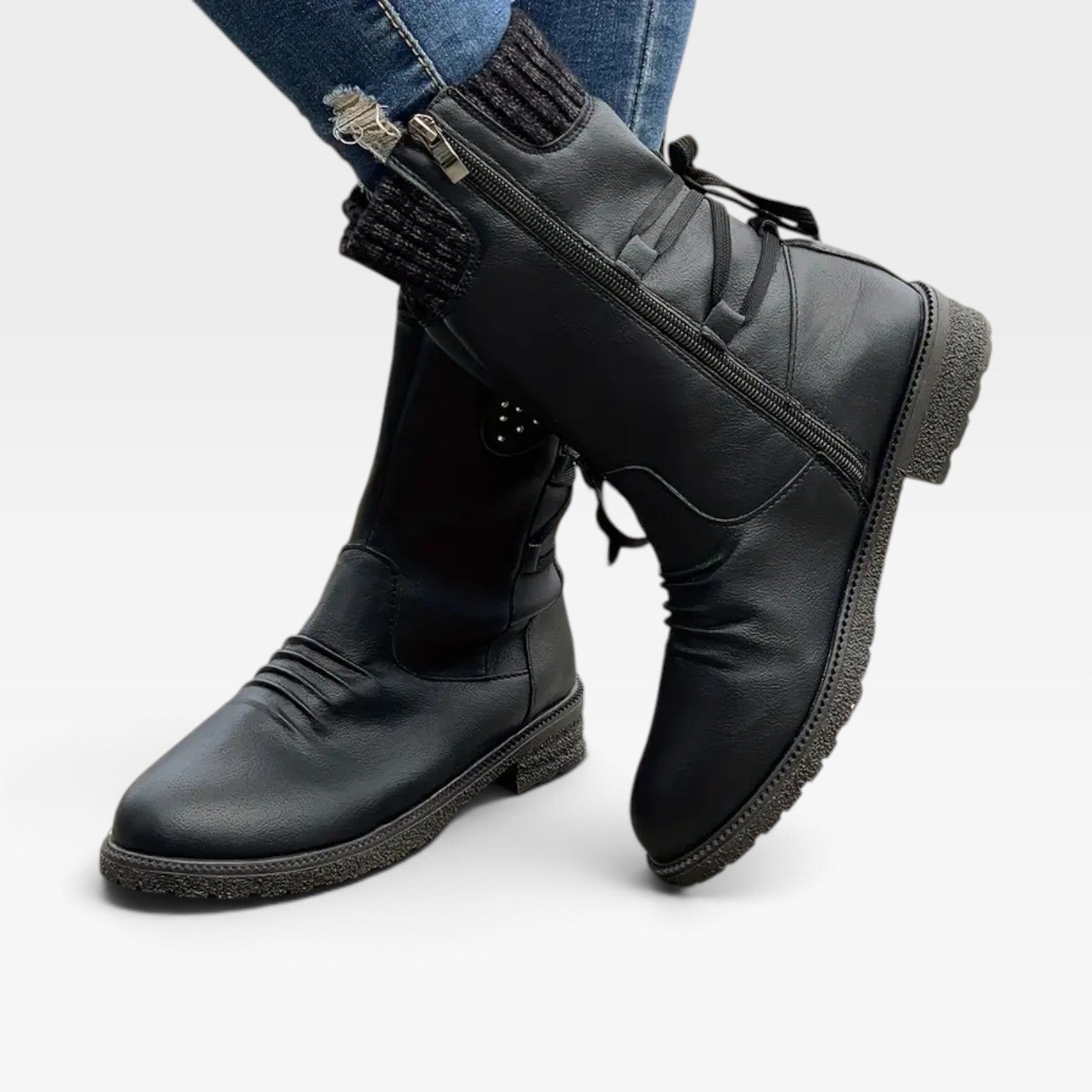 Bottes d’hiver pour femme doublées en polaire