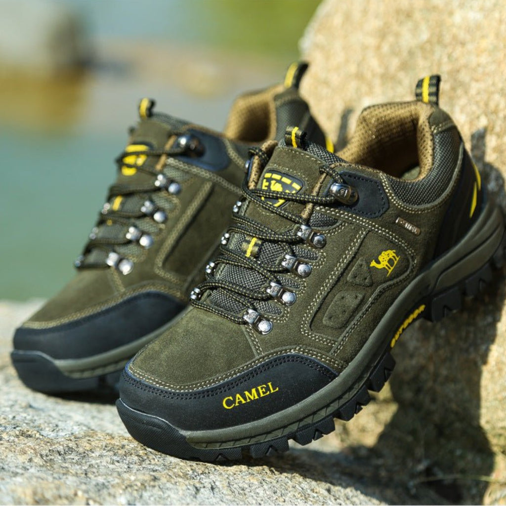 Men's Outdoor Hiking Shoes – Comfortable Lace Up Walking Trainers
