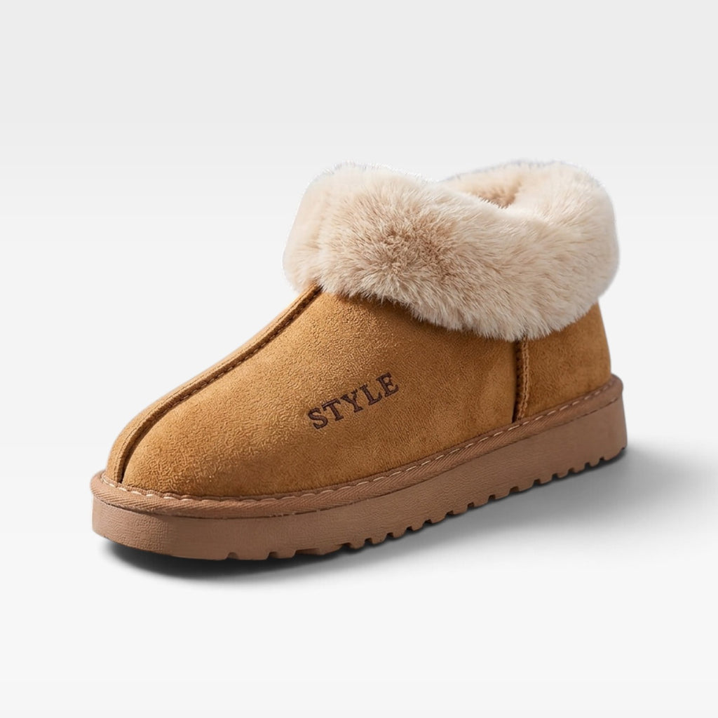 Women's Warm Suede Fur Lined Boots