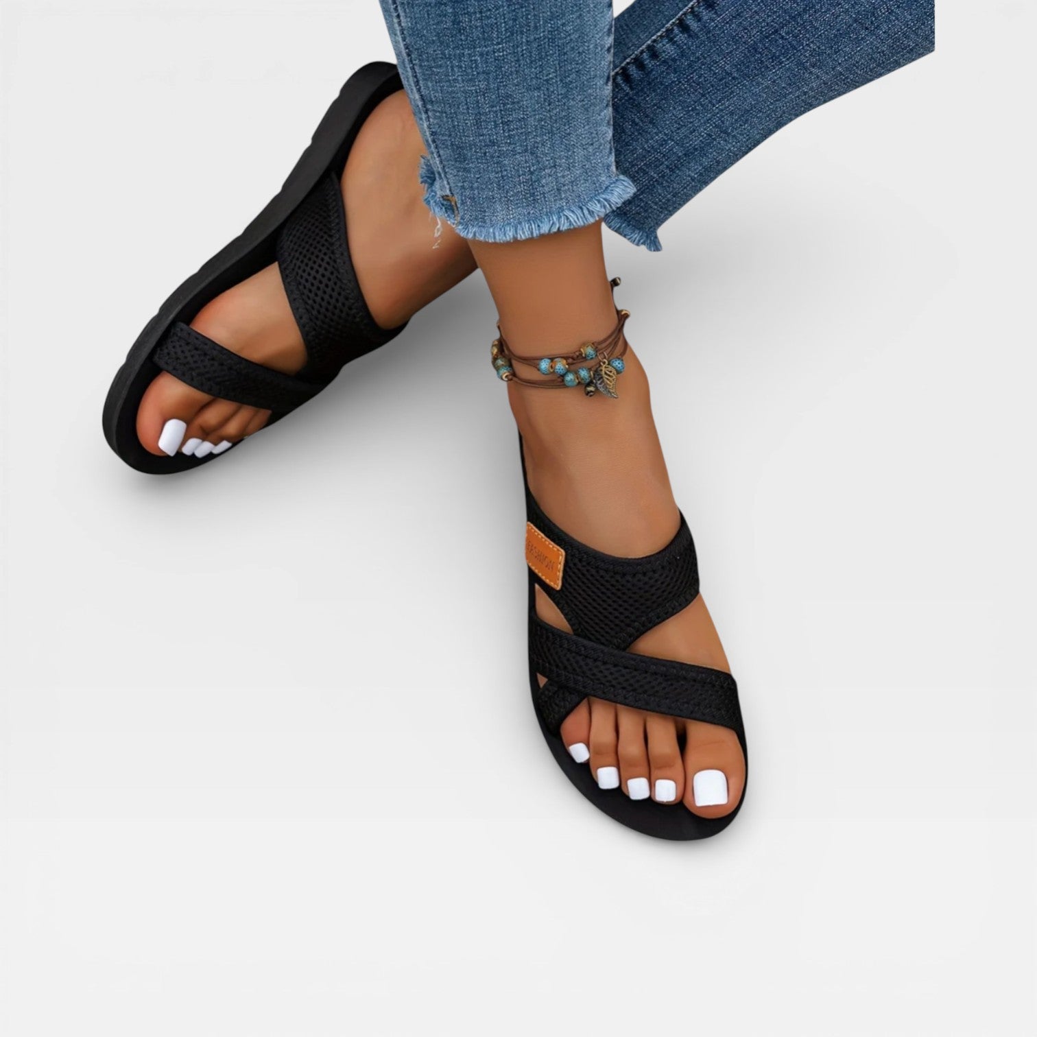 Women’s Lightweight Flat Sandals – Breathable Daily Wear